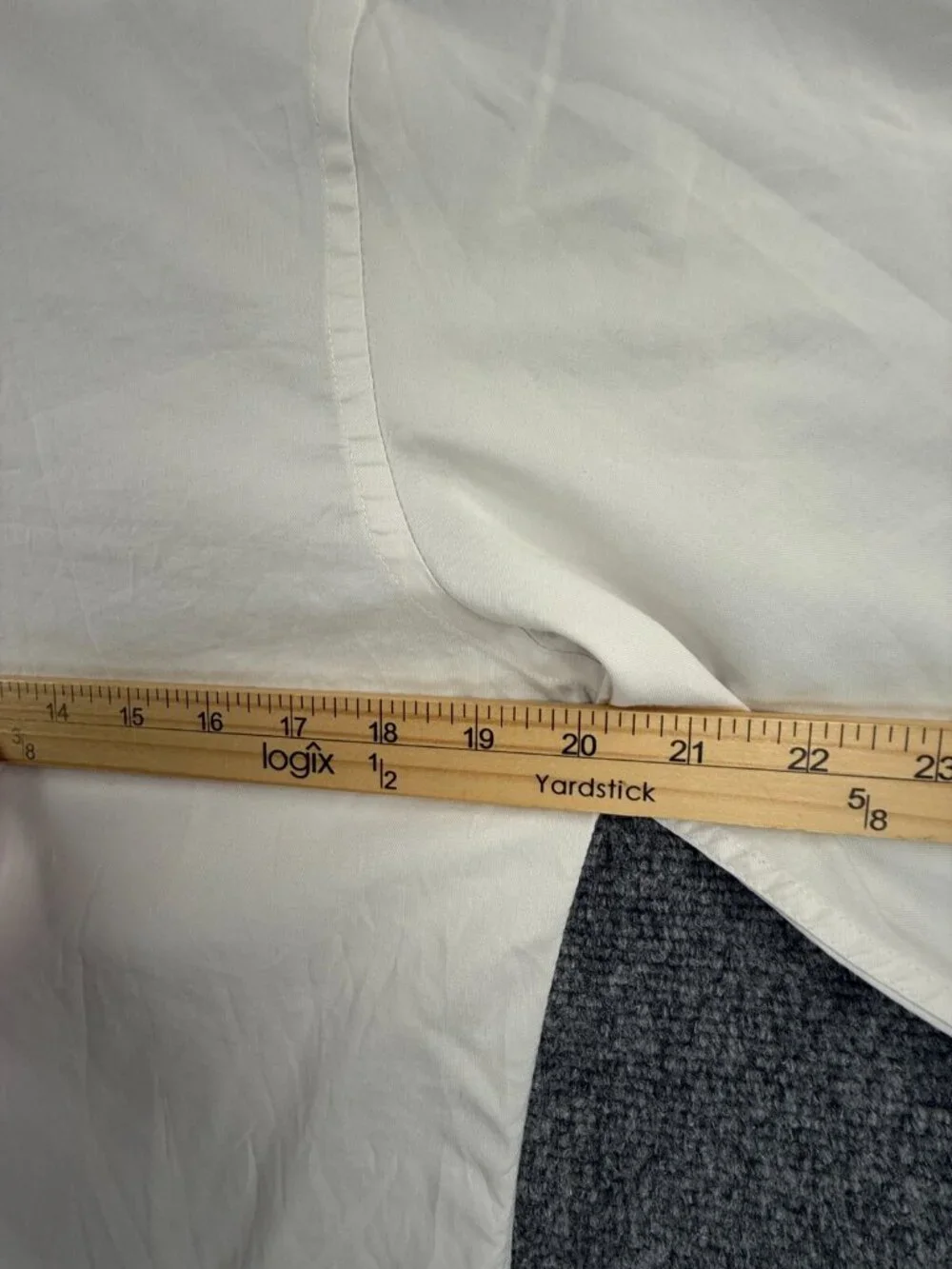 Lanvin Collection Button Up Long Sleeve Slim Fit White Size 100 Cotton Blend